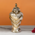 Golden Filigree Ceramic Vases & Decorative Showpiece - Big